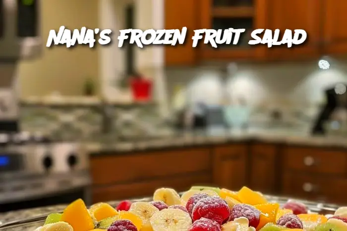 Nana’s Frozen Fruit Salad