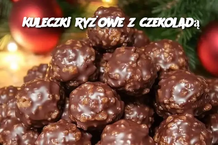 Kuleczki ryżowe z czekoladą