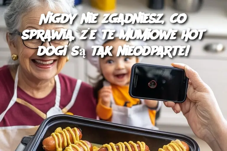 Nigdy nie zgadniesz, co sprawia, że ​​te mumiowe hot dogi są tak nieodparte!