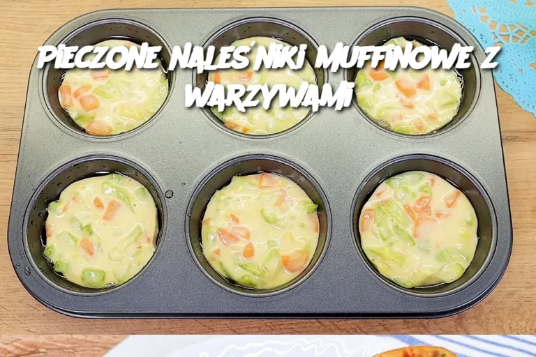 Pieczone naleśniki muffinowe z warzywami