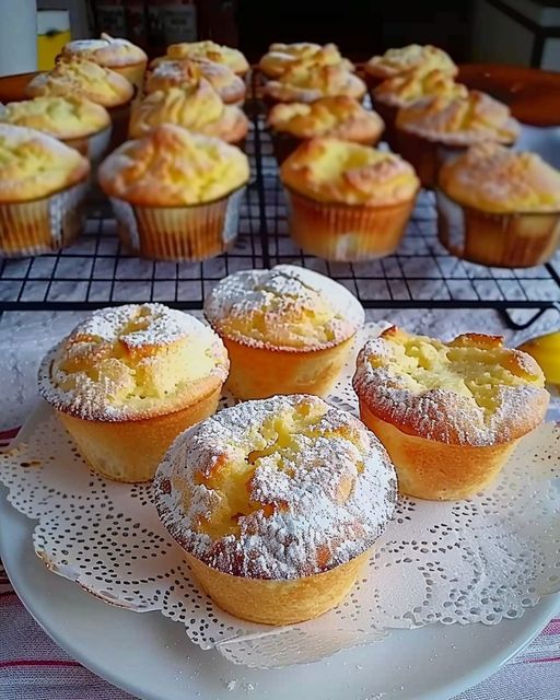 „Aksamitne Muffiny Twarogowe z Nutą Puddingu – Idealny Przepis na Domowe Babeczki!”