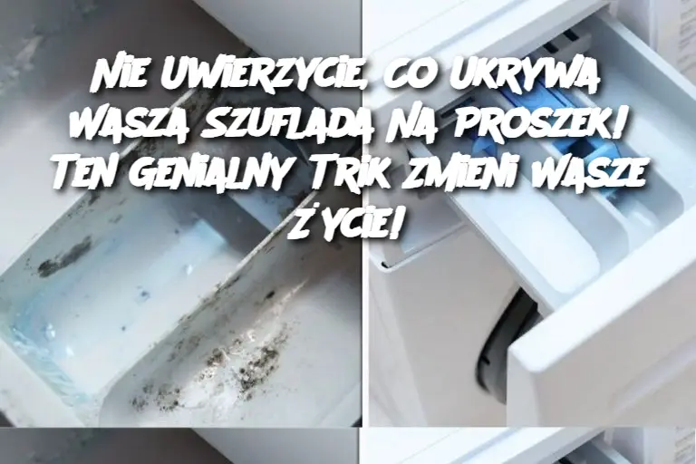 Nie Uwierzycie, Co Ukrywa Wasza Szuflada Na Proszek! Ten Genialny Trik Zmieni Wasze Życie!