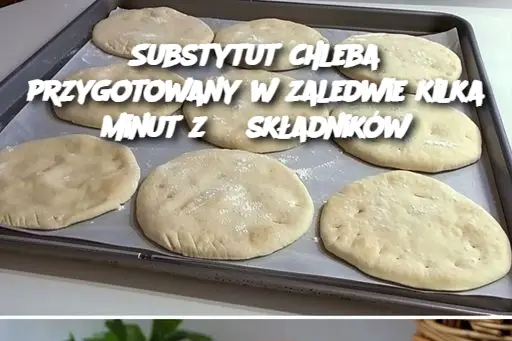 Substytut chleba przygotowany w zaledwie kilka minut z 3 składników