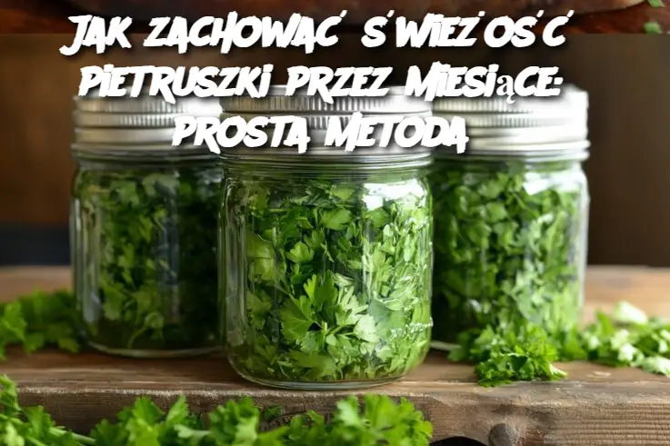 Jak zachować świeżość pietruszki przez miesiące: prosta metoda