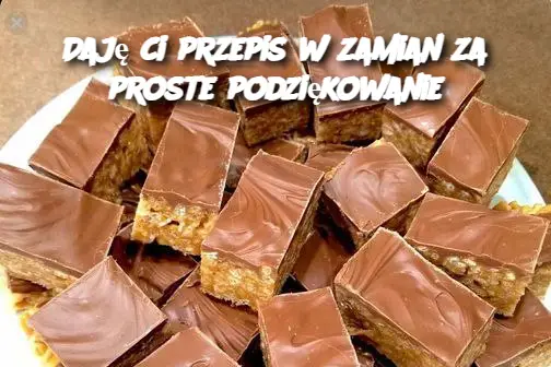 Daję ci przepis w zamian za proste podziękowanie