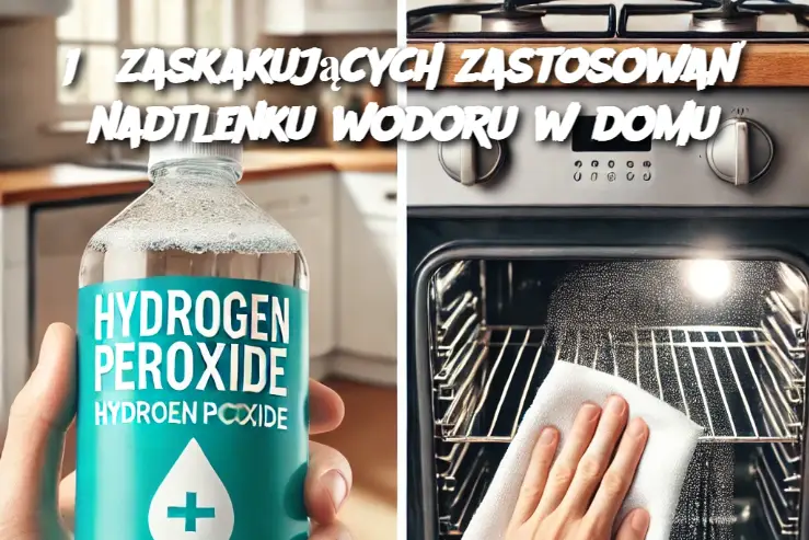 15 zaskakujących zastosowań nadtlenku wodoru w domu