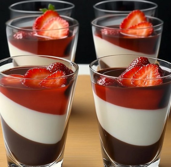 Panna Cotta z Truskawkami i Czekoladą – Wyjątkowy Deser na Każdą Okazję!