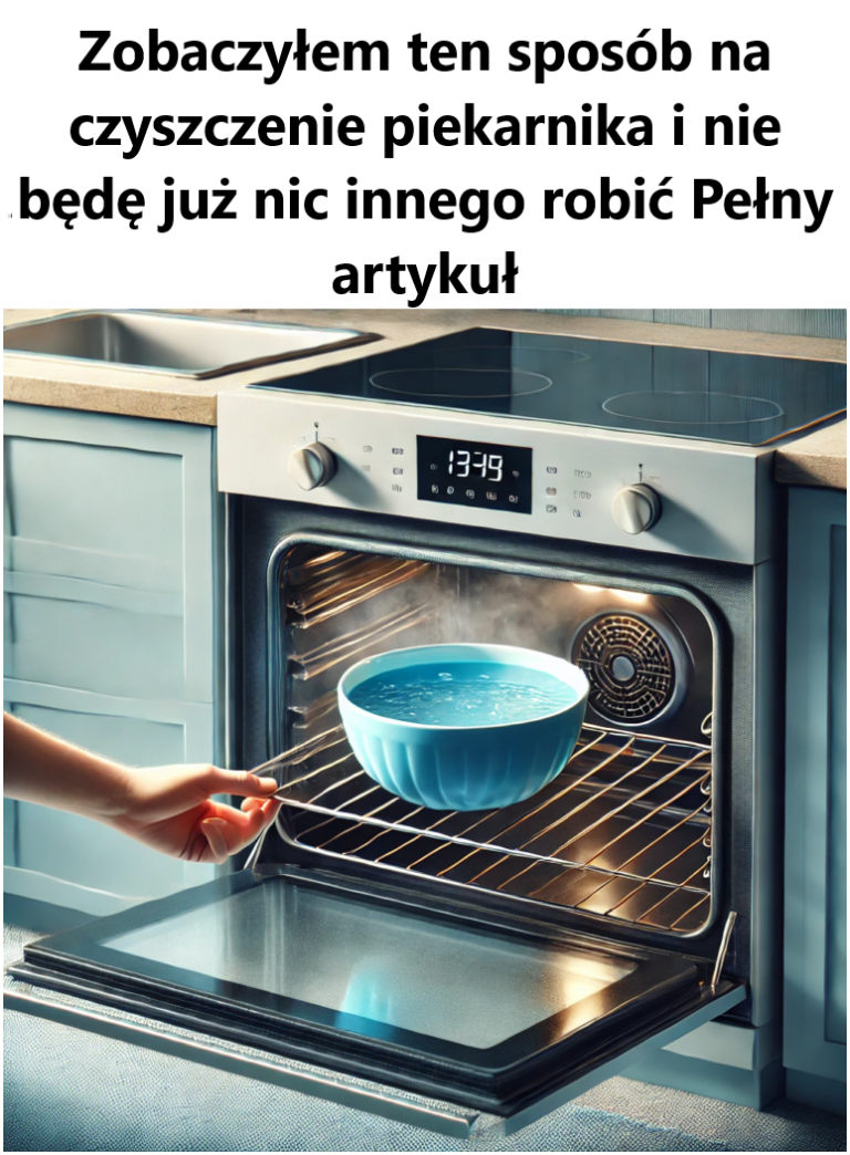 Trik na czyszczenie piekarnika