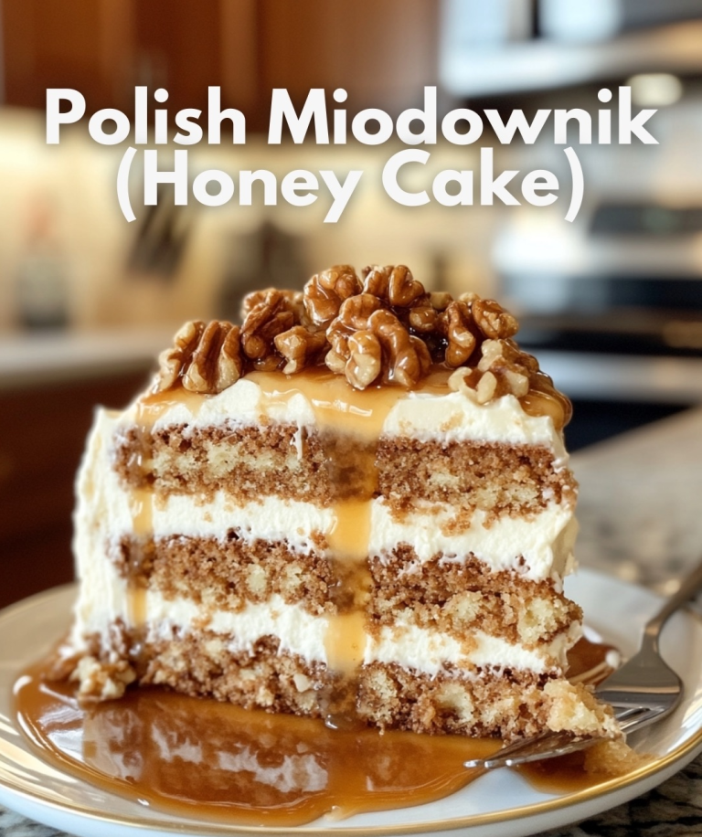 Traditional Polish Honey Cake (Miodownik) Recipe