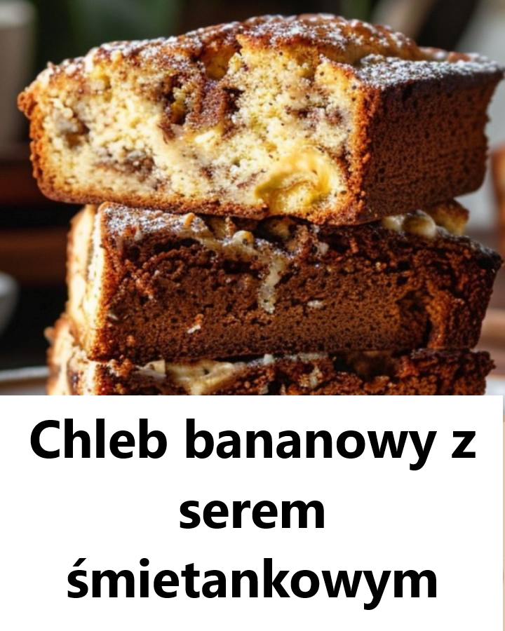 Chleb bananowy z serem śmietankowym