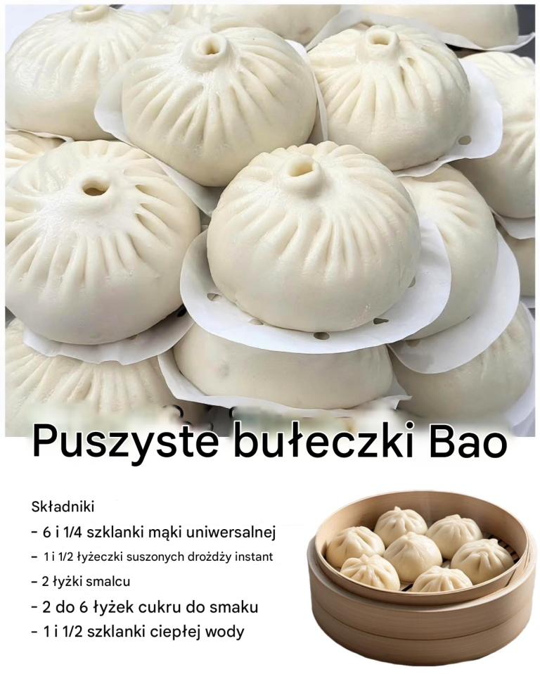 Puszyste bułeczki Bao