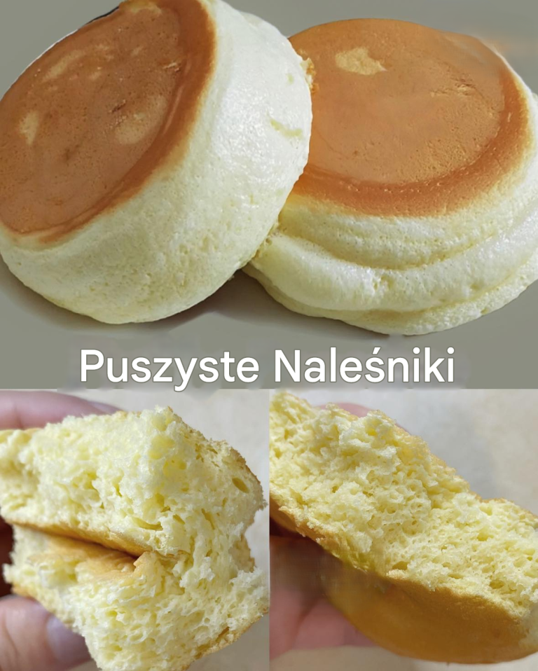 Miękkie naleśniki w kształcie poduszek