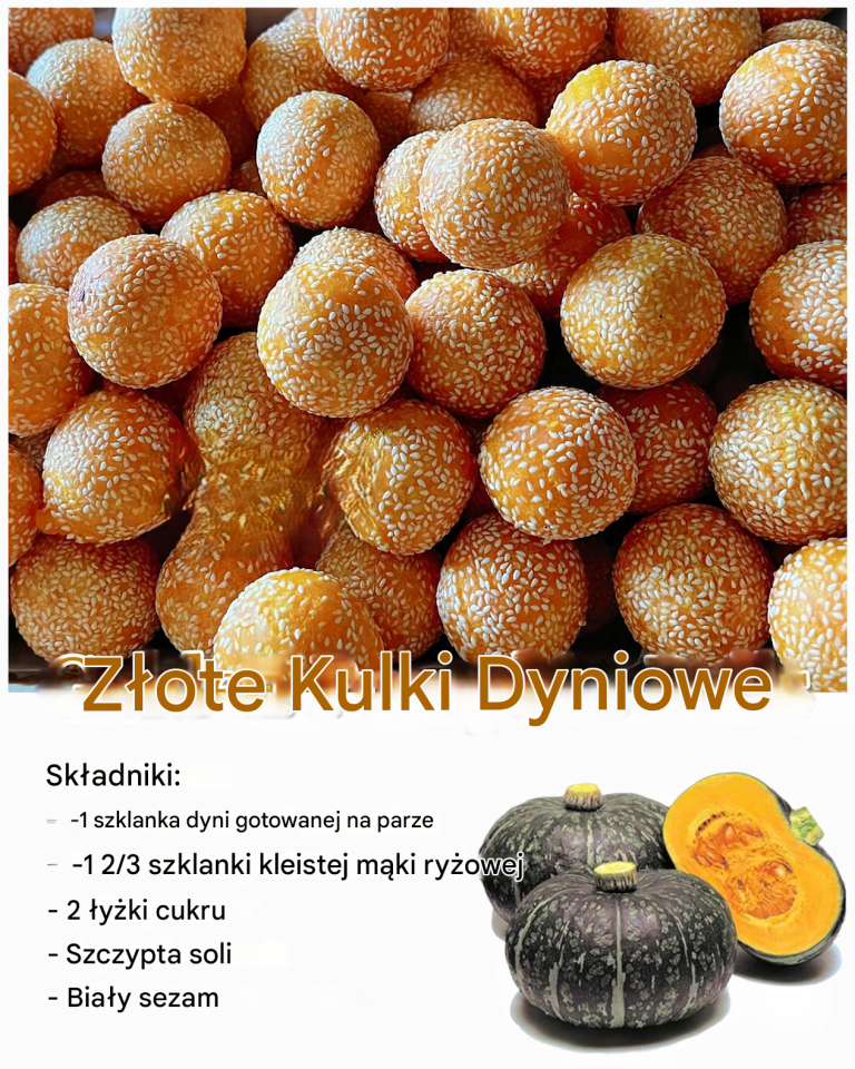 Złote kulki dyniowe