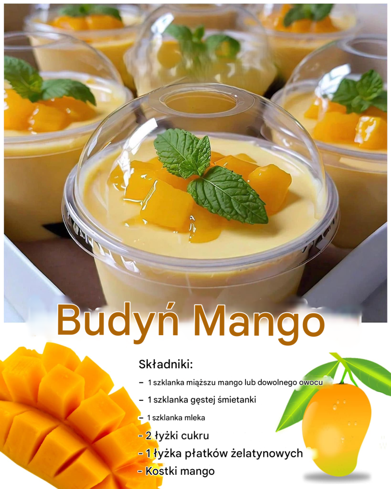 Budyń mango