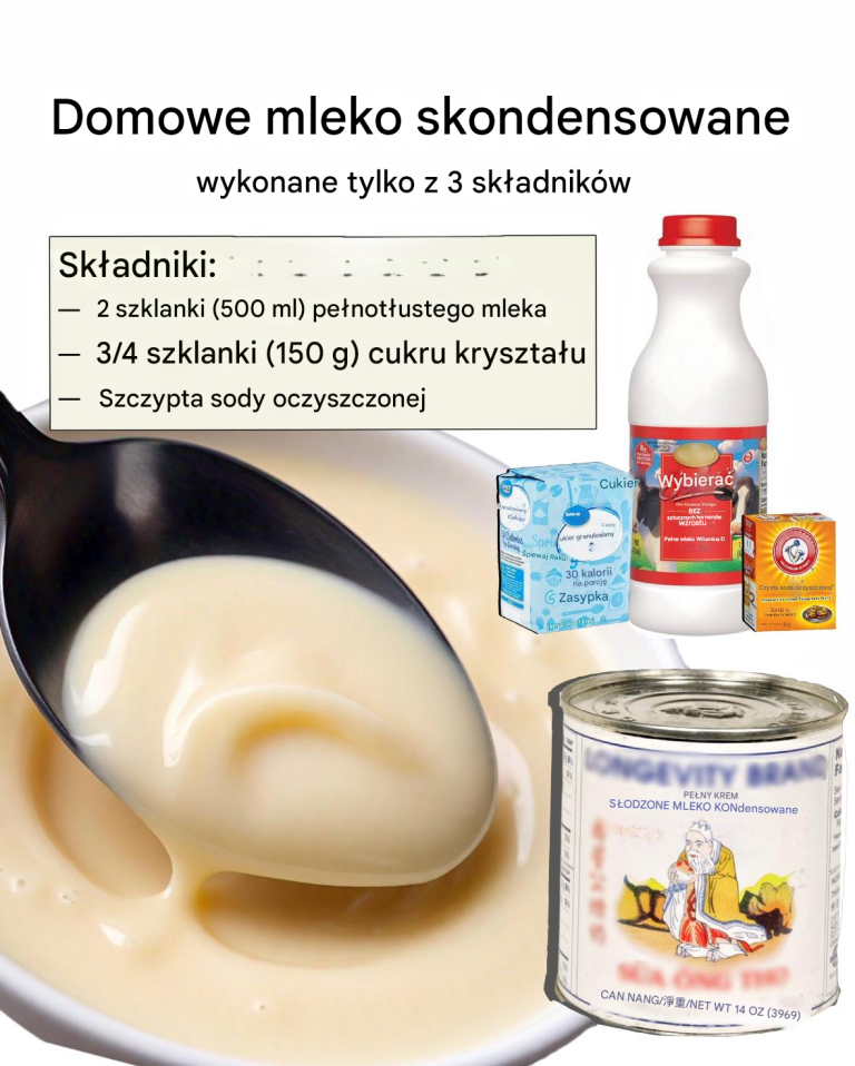 Domowe mleko skondensowane (8 uncji) Tylko 3 składniki